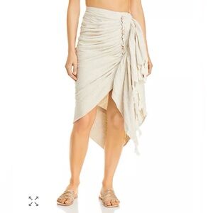 JUST BEE QUEEN Shell Tulum Skirt Large